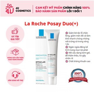 Kem giảm mụn La Roche Posay Effaclar DUO+ 40ml hap