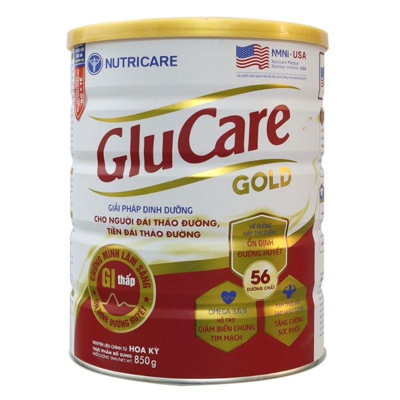 Sữa  bột GluCare Gold 850g (cho người tiểu đường)