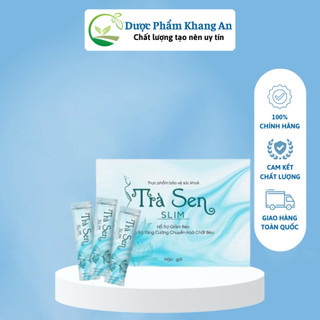 Trà sen slim giảm cân giảm mỡ an toàn tại nhà - hộp 30 gói
