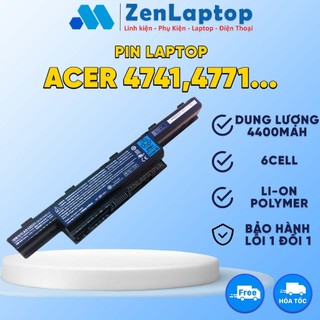 Pin  Laptop Acer 4741, 4739, 4349, 4738, 4750, 4752, v3-471, E1-571 (BH 6 THÁNG LỖI 1 ĐỔI 1)