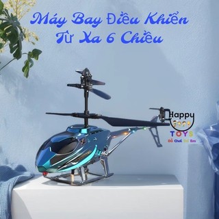 Máy bay trực thăng điều khiển từ xa Happy Toys 3.5 kênh kiểu dáng mới size lớn 25.5cm hợp kim có đèn bay cao xa hơn