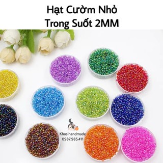 Hạt cườm nhỏ 1mm x 2mm
