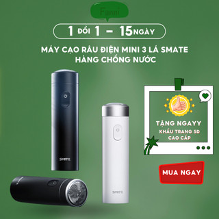 Máy Cạo Râu Mini 3 Lá Smate Cao Cấp Tích Điện Chống Nước Có Khóa An Toàn Fanni  Store