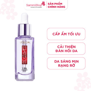 Serum siêu cấp ẩm & giảm nếp nhăn L'Oreal Paris Revitalift Pure Hyaluronic Acid 1.5% 30ml