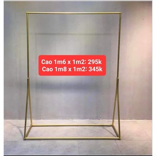 Sào y 1 tầng cao 1m6 x 1m4/1m2 có bánh xe