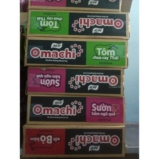 Mì tôm Omachi đủ vị thùng 30 gói