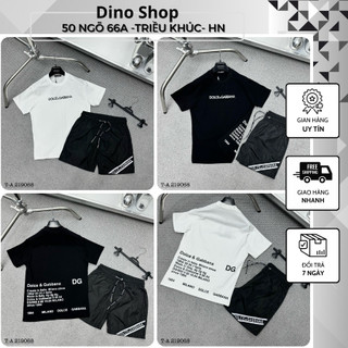 Bộ Quần Áo hè Nam Đôn Chề In Chữ Sau Lưng - Bộ Hè Nam Đôn Chề Chất Cotton Siêu Mát
