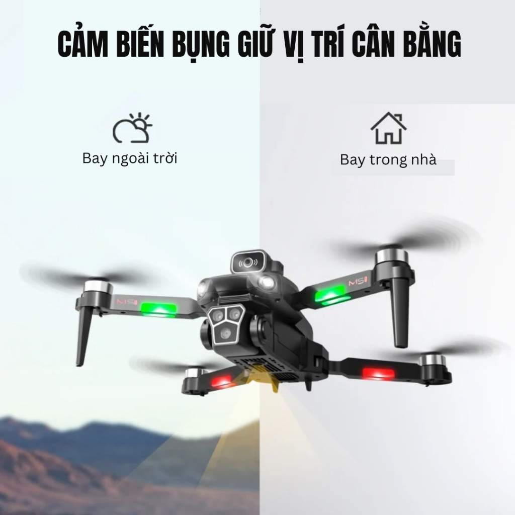 Máy Bay Flycam S2S, Play Cam Drone M1S 3 Camera 4K  Động Cơ Không Chổi Than, Cảm Biến Tránh Vật Cản, Kết Nối Điện Thoại | BigBuy360 - bigbuy360.vn