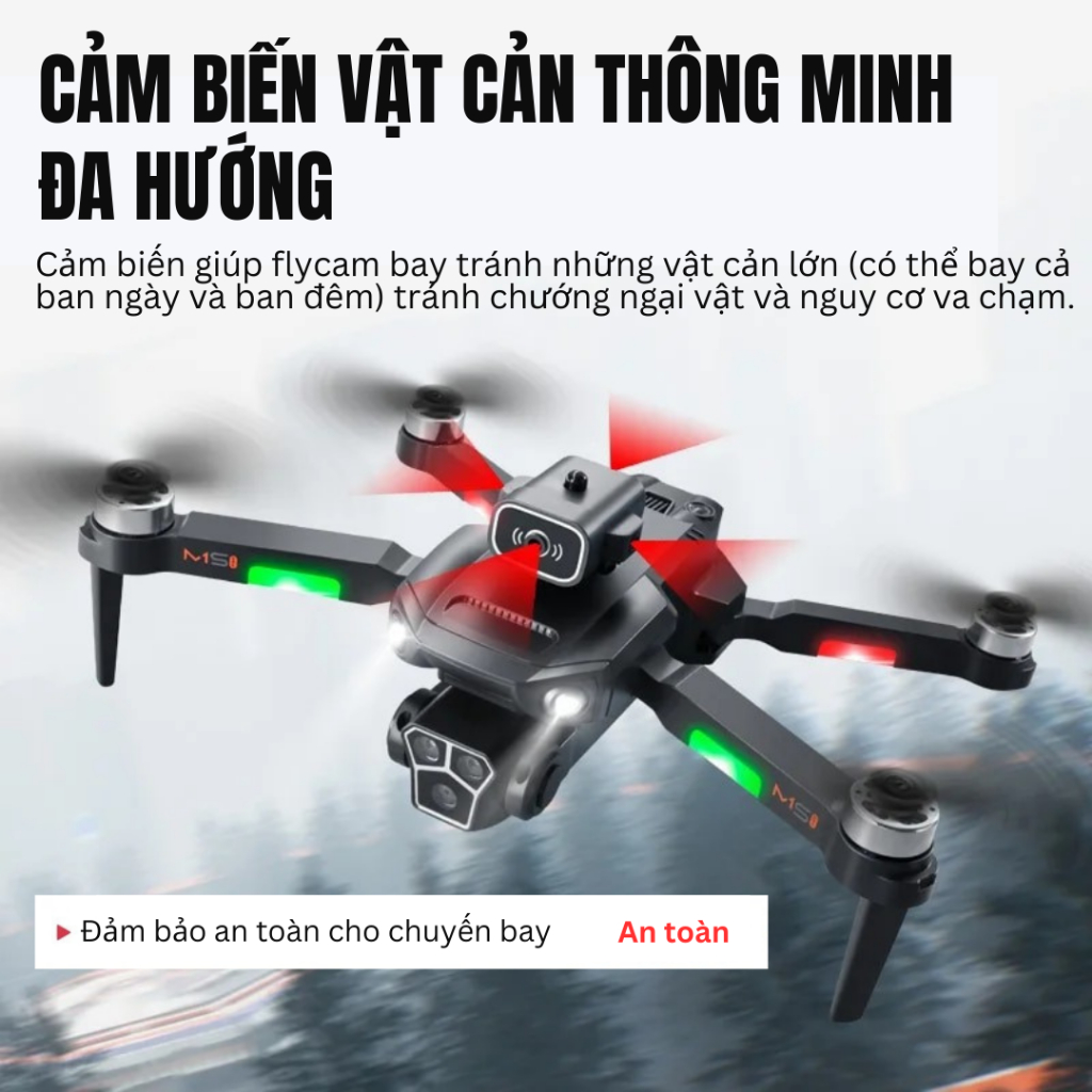 Máy Bay Flycam S2S, Play Cam Drone M1S 3 Camera 4K  Động Cơ Không Chổi Than, Cảm Biến Tránh Vật Cản, Kết Nối Điện Thoại | BigBuy360 - bigbuy360.vn