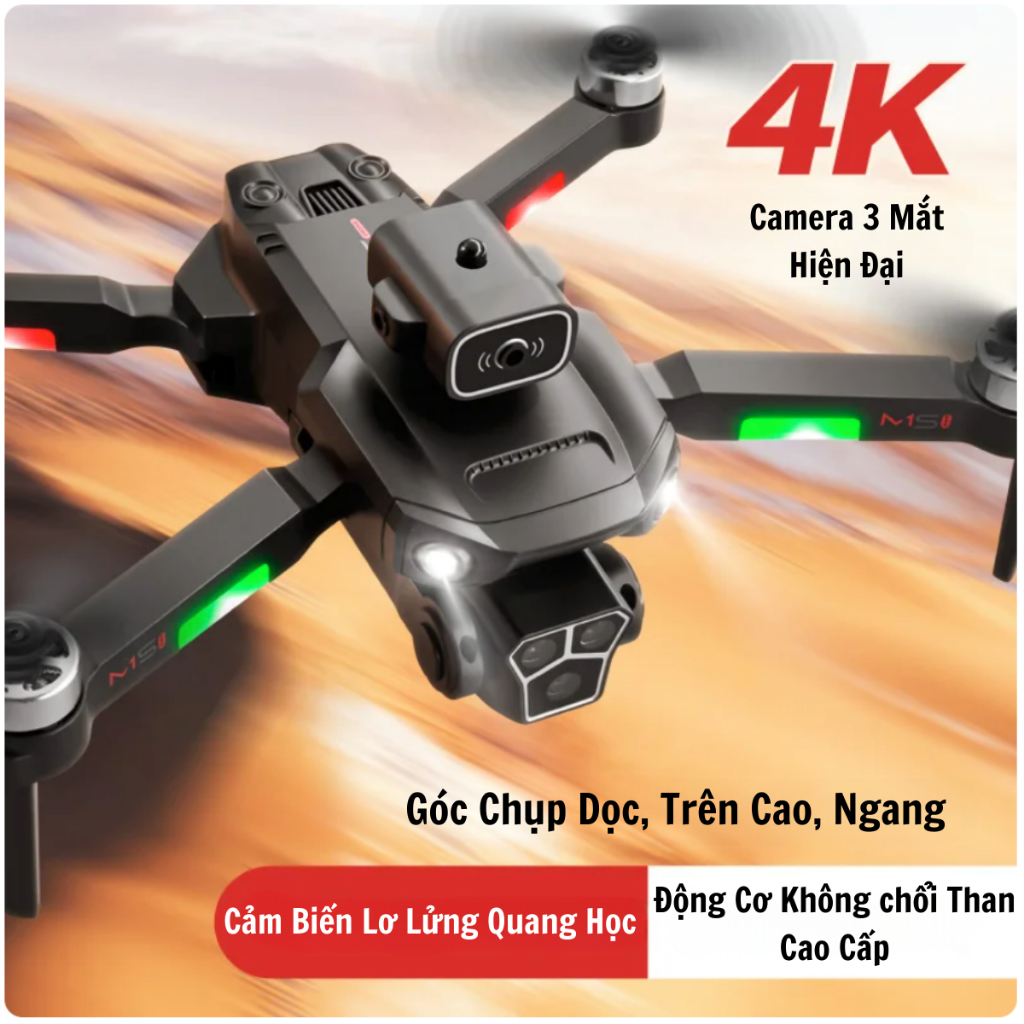 Máy Bay Flycam S2S, Play Cam Drone M1S 3 Camera 4K  Động Cơ Không Chổi Than, Cảm Biến Tránh Vật Cản, Kết Nối Điện Thoại | BigBuy360 - bigbuy360.vn