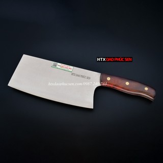Dao bếp HTX DAO PHÚC SEN SGK07 chuyên chặt gà vịt lưỡi dao bằng thép không rỉ