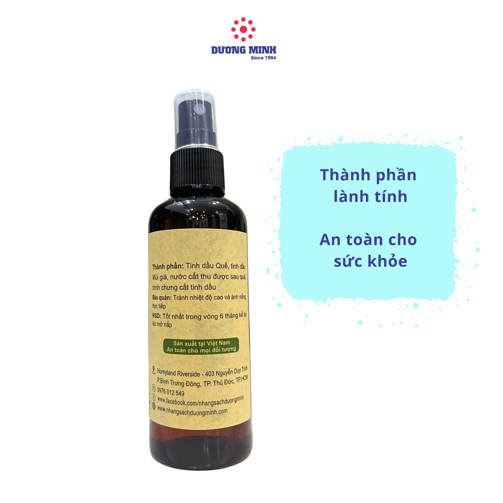 Nước lau bàn thờ Dương Minh giúp làm sạch thơm trang nghiêm nơi thờ cúng với thành phần 100% tự nhiên