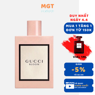 Nước hoa nữ thơm lâu Gucci Bloom EDP, nc hoa nữ nguyên chai full seal perfume chính hãng MGT Perfume Sale 4,4