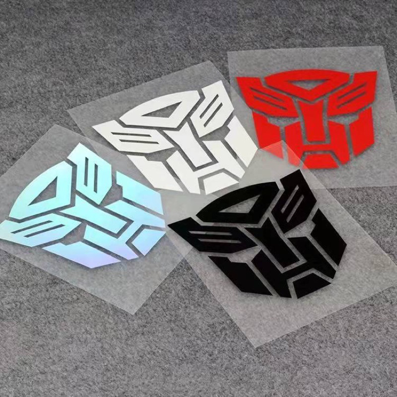 Transformers dán autobot deception nhiều màu sắc dán đầu xe máy xe điện xe oto