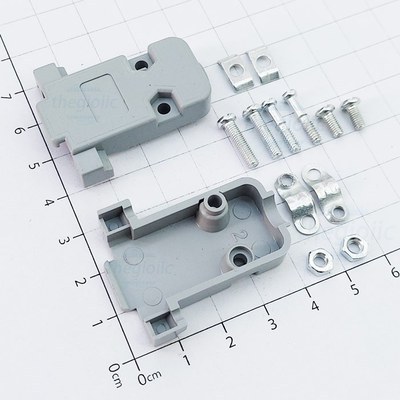 [10 Cái]- Vỏ Nhựa DB9 2 Hàng, DB15 3 Hàng, Chân D-Sub