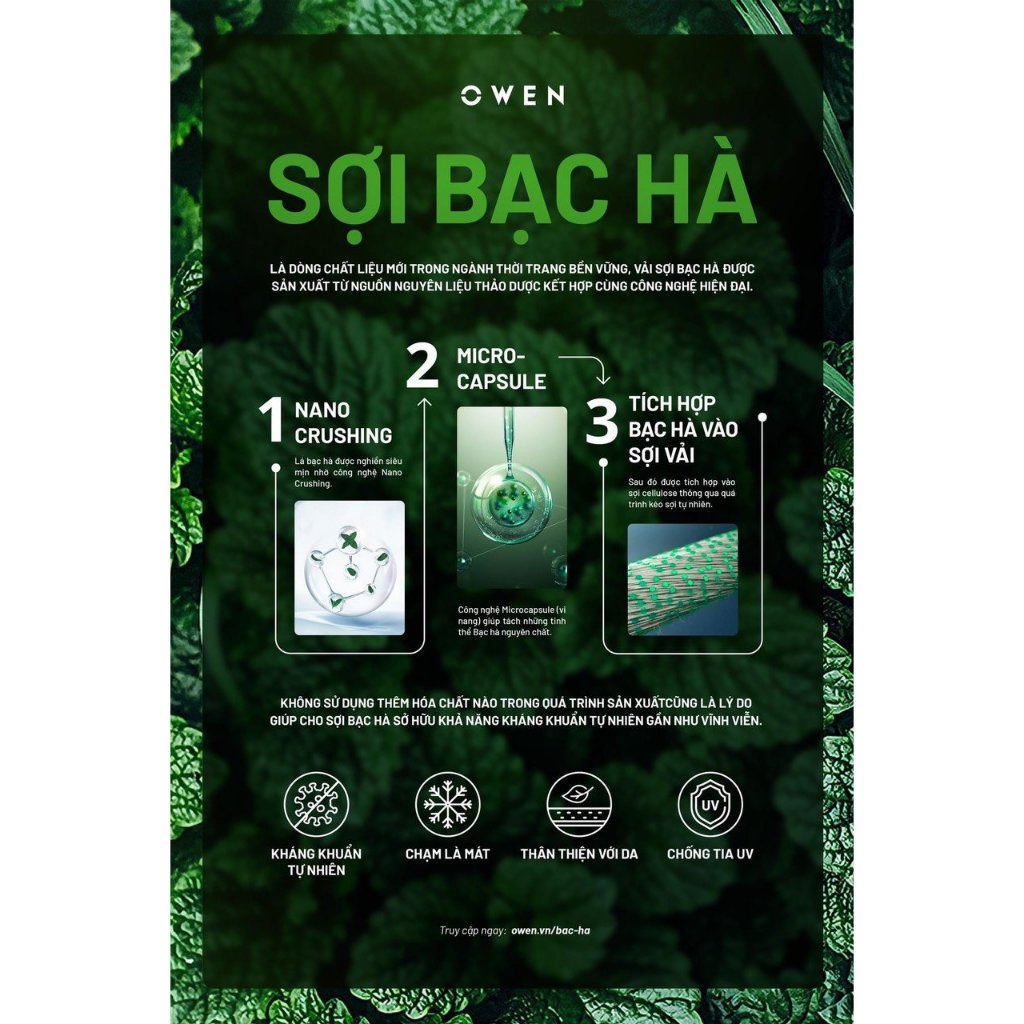 OWEN - Áo Sơ mi ngắn tay Owen vạt ngang chất sợi BẠC HÀ kẻ ca rô be nâu 230251