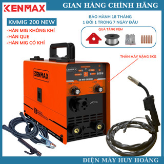 Máy hàn mig mini 200 Kenmax - Máy hàn MIG đa năng tặng full phụ kiện (mẫu cải tiến)