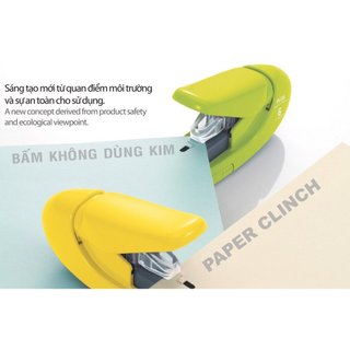 [HÍNH HÃNG] Bấm GHIM Không Dùng Kim Plus ( Dập ghim)