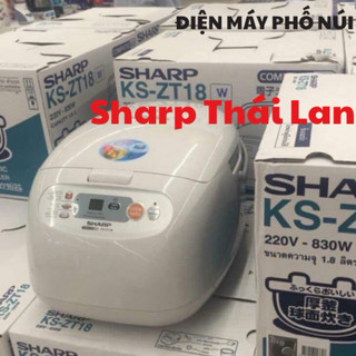 Nồi cơm điện tử sharp ks-zt18, thái lan