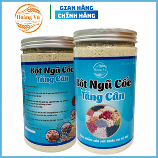 Ngũ cốc dinh dưỡng bột ngũ cốc tăng cân Hoàng Vũ dành cho người gầy hũ 500g