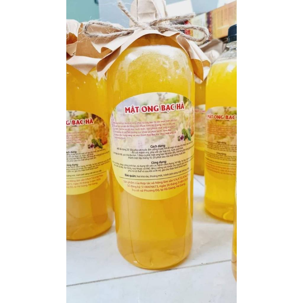 Mật ong bạc hà Hà Giang 1 lít