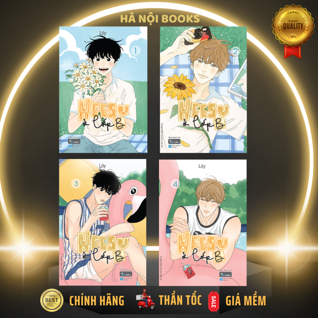 Sách - Heesu Ở Lớp B – Tập 1, 2, 3, 4... Lẻ tùy chọn - AZVietNam