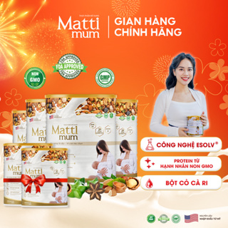 Mua 4 tặng 2 Lon Sữa hạt lợi sữa Matti Mum 100% đạm thực vật cho mẹ sau