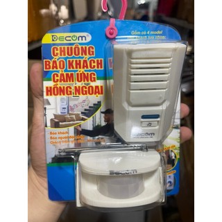 Chuông  báo khách tiếng việt cảm ứng hồng ngoại Chào khách , báo trộm đặt cửa showroom , văn phòng , công ty