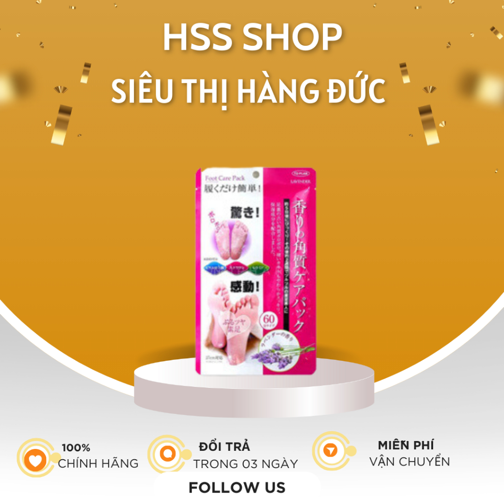 Ủ chân lột da chết Lavender