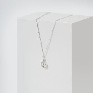 Dây chuyền bạc S925 Moon And Horse Silver Necklace 6085