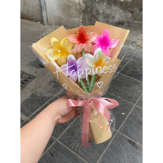 Combo nguyên liệu gói bó hoa kẹp hoa sứ