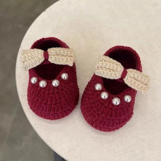 Giày len xinh xắn cho bé gái