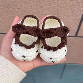 Giày len xinh xắn cho bé gái
