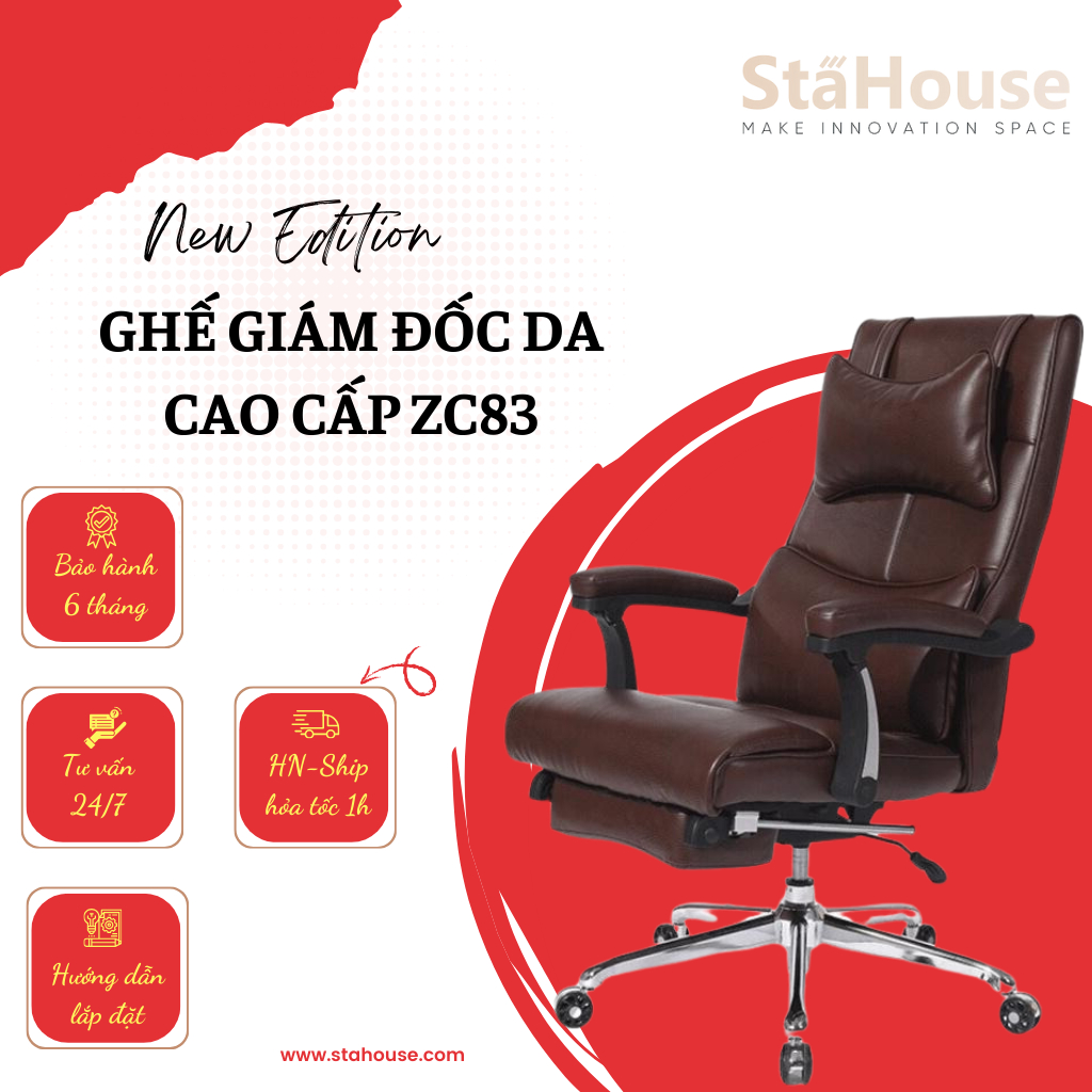 GHẾ GIÁM ĐỐC THƯ GIÃN - ZC83