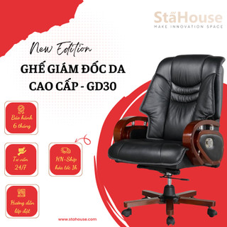GHẾ GIÁM ĐỐC NGẢ LƯNG CHÂN XOAY - GGD30