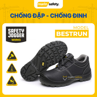 Giày bảo hộ Jogger thấp cổ và cao cổ chống nước, chống đâm, chống va đập phù hợp cho công trình xây dựng nhà máy