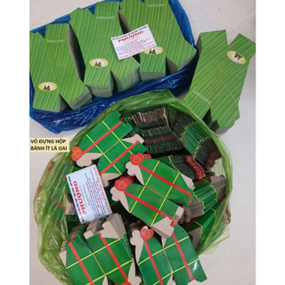 Vỏ hộp giấy đựng bánh ít lá gai đặc sản bình định - siêu tốt giá hời
