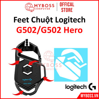 Tấm dán mouse feet chuột logitech g502/ g502 hero có dây cực bền !!