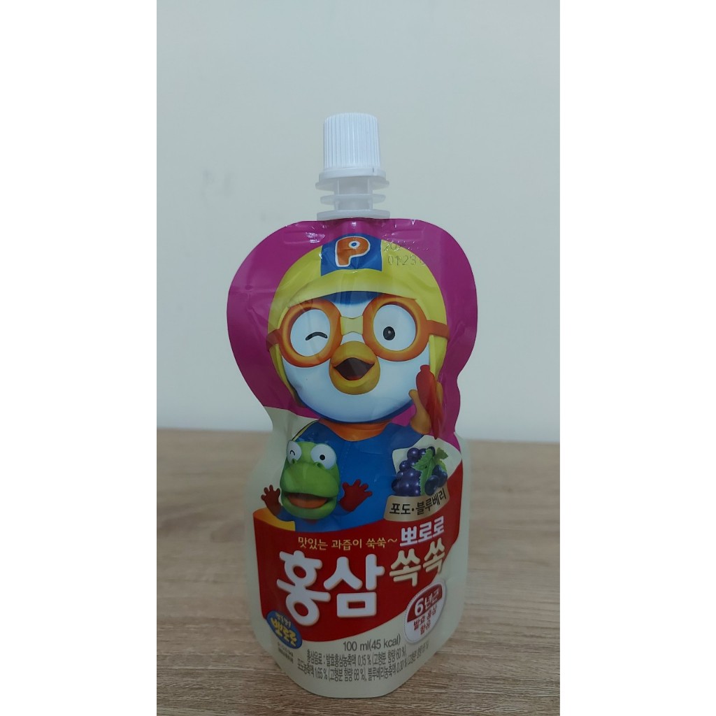 Nước hồng sâm Pororo