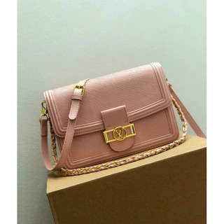 Túi đeo chéo da tăm size 25 fullbox
