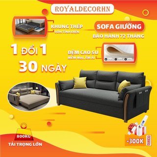 [HOT]Giường Gấp Gọn Thông Minh ROYALDECORHN Giường Gấp Gọn Khung Thép, Giường Xếp Gấp Gọn Đệm Cao Su