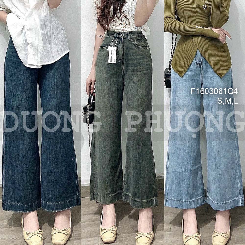 Quần jean ống suông dài hàng đẹp tôn dáng TOMBI SHOP