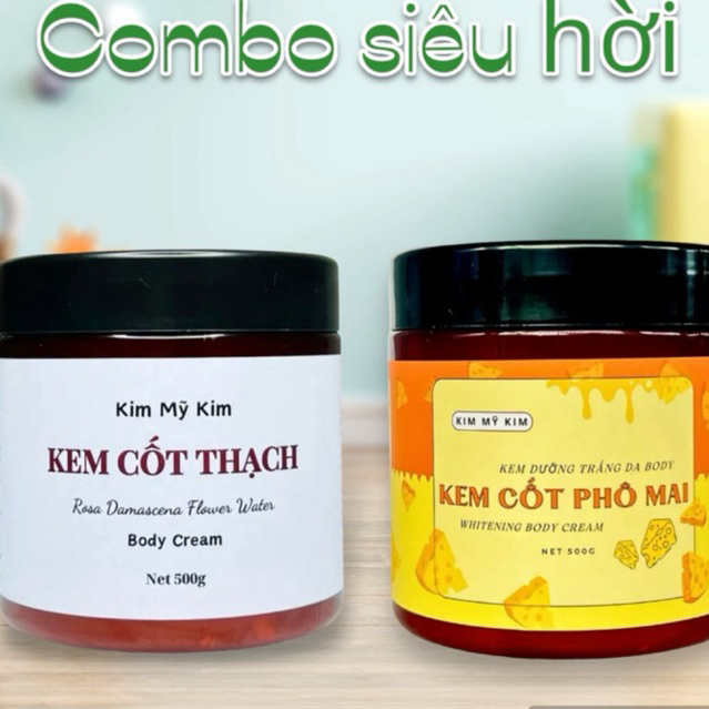 (Độc quyền) COMBO KEM CỐT PHÔ MAI -KEM CỐT THẠCH