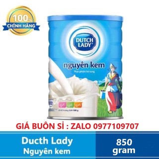 ( Sỉ call ) Sữa bột Dutch Lady Nguyên Kem hộp thiếc 850 Gram  Date 02/2026
