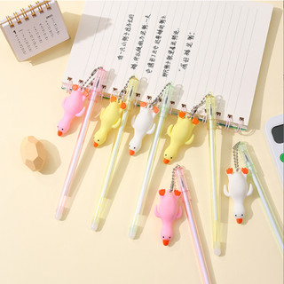 Bút tag vịt BT49 cung hoàng đạo hoạt hình dễ thương kute viết gel