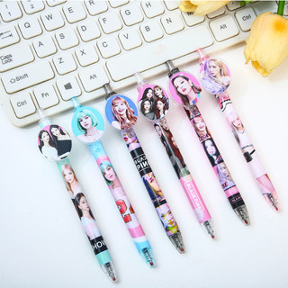 Bút bi bấm blackpink mica in hình BBBM1