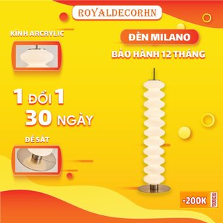 Đèn decor phòng ngủ royaldecorhn, đèn cây đứng chỉnh ánh sáng, đèn trang trí phòng khách
