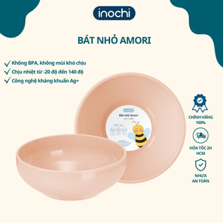 Bát tô Amori 850ml INOCHI, nhựa nguyên sinh chứa Ag+ kháng khuẩn chịu nhiệt độ cao. GIAO MÀU NGẪU NHIÊN
