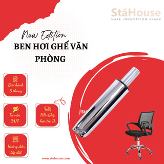 Ben hơi ghế xoay - ống hơi ghế xoay - cần hơi ghế xoay - piston ghế xoay văn phòng, nhân viên, giám đốc, ghế gamstahouse