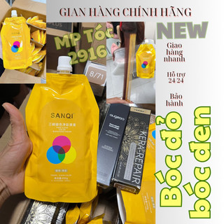Bóc màu tóc đỏ đen gói 450g chuyên salon tóc nhanh chóng mềm , bóc màu cho tóc nam nữ